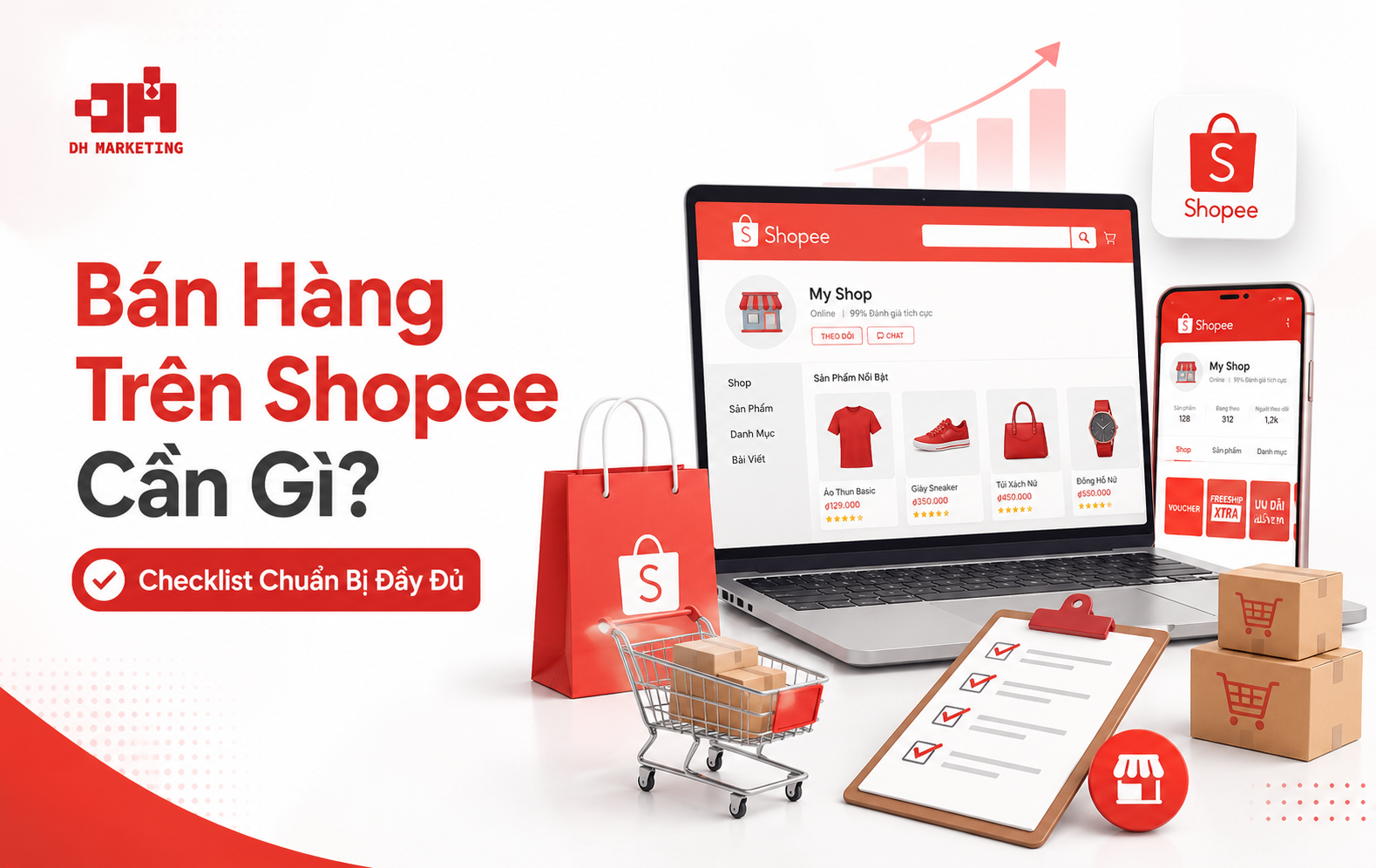 Bán Hàng Trên Shopee Cần Gì? Checklist Chuẩn Bị Đầy Đủ